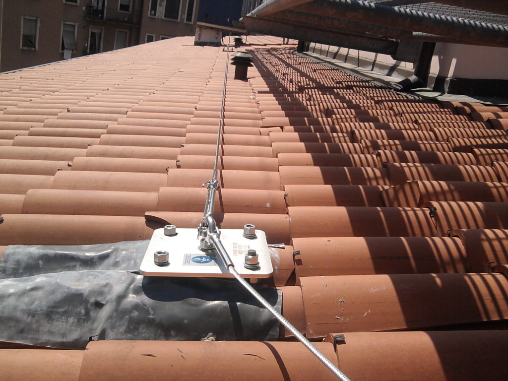 installazione linee vita sui tetti