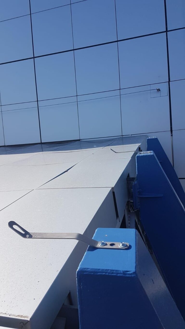 Termovalorizzatore di Acerra, particolare installazione linea vita