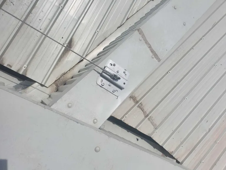 Impianto Linee vita installato su edificio a Treviso