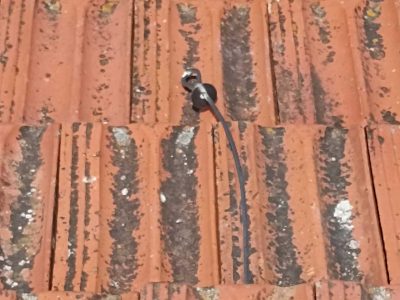 Linea vita installata su condominio a Sassari