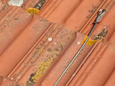 Linea vita installata su condominio a Sassari