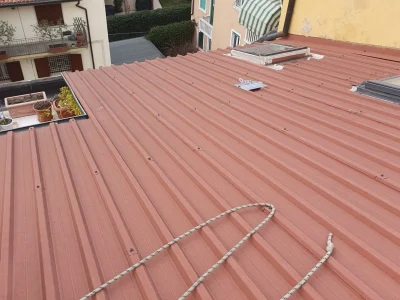 Installazione impianto anticaduta su edificio residenziale a Verona