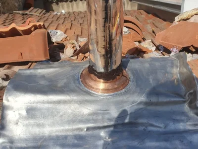 Installazione impianto anticaduta Lineasikura su edificio residenziale a Ravenna
