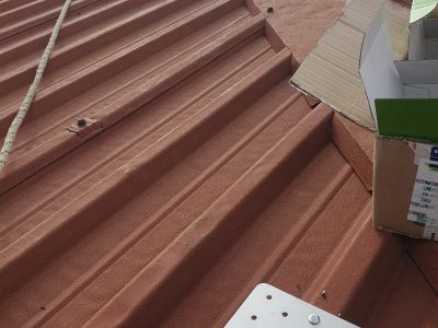 Installazione impianto anticaduta su edificio residenziale a Verona