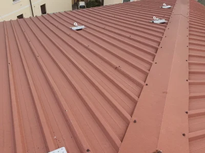 Installazione impianto anticaduta su edificio residenziale a Verona