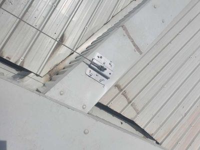 Impianto Linee vita installato su edificio a Treviso