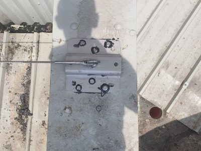 Impianto Linee vita installato su edificio a Treviso