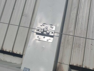 Impianto Linee vita installato su edificio a Treviso