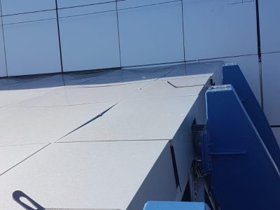 Termovalorizzatore di Acerra, particolare installazione linea vita